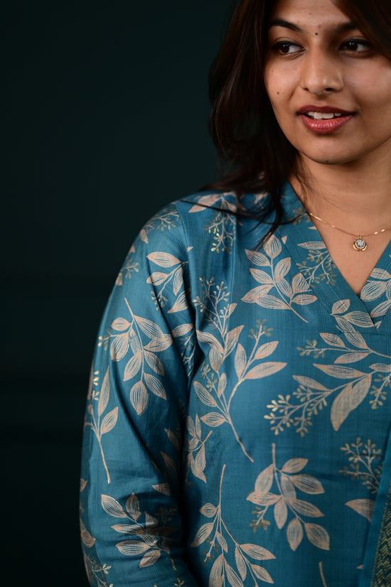 Hasini salwar set in blue