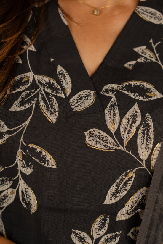 Iraaya salwar set in black