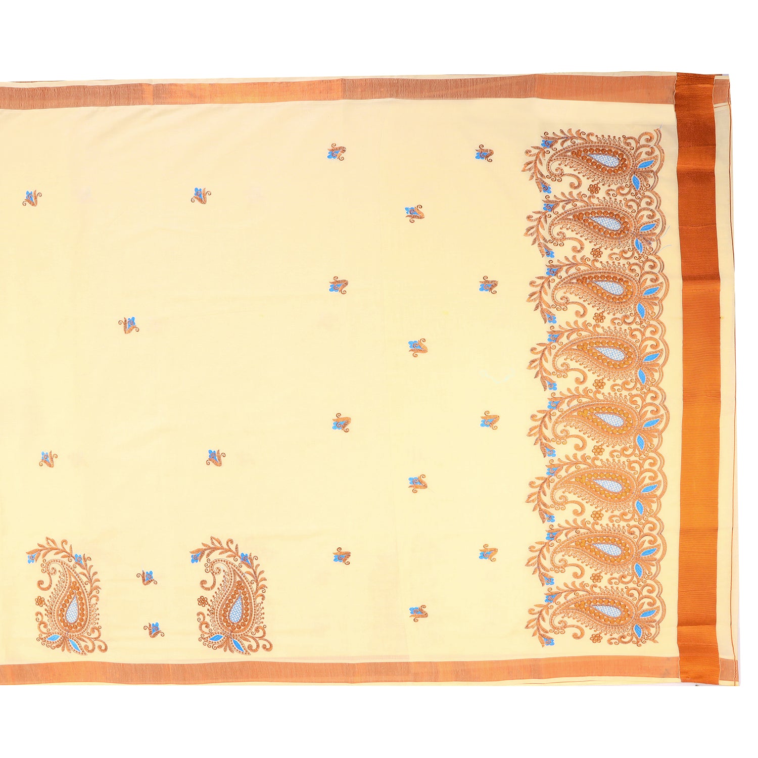 Kerala Embroidered Onam sarees