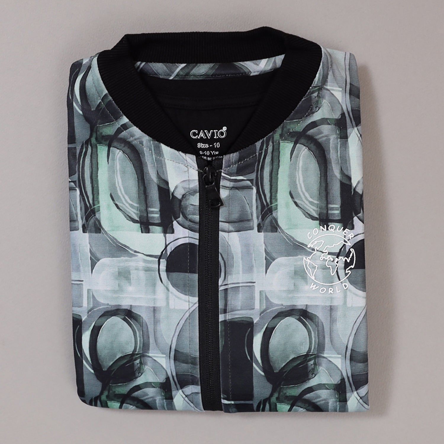 Boys Fancy Digital Print Over Coat Shirt