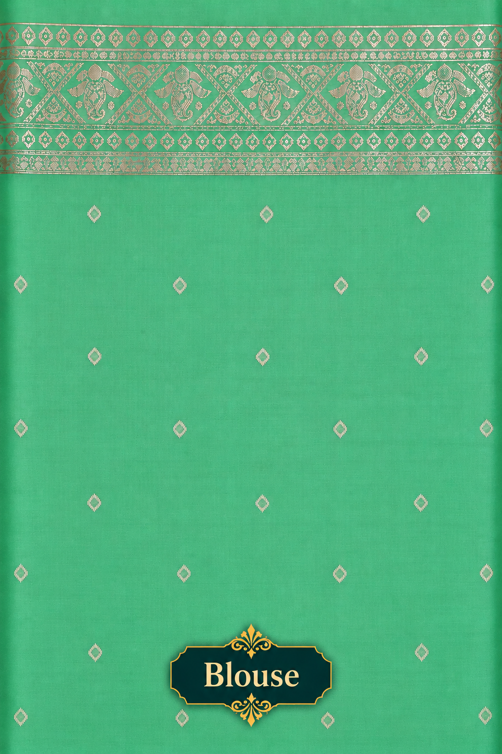 Mint Green Fancy Saree