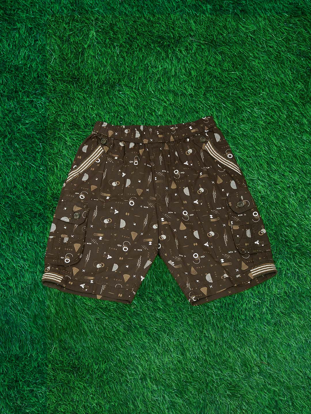 brown-pattern-shorts